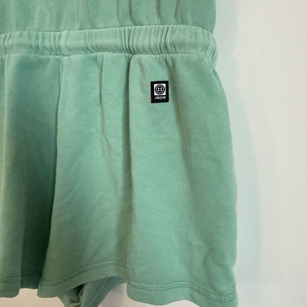 JOLYN Tube Romper Sage Green Strapless Cotton Blend Beach Summer Cover Up XS - Picture 5 of 7